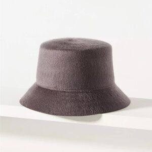 Wyeth Felt Bucket Hat in Grey